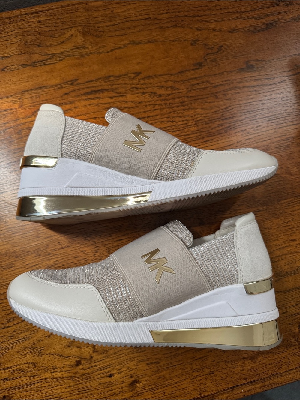 Michael Kors Men's Slip-On Sneakers in Light Taupe